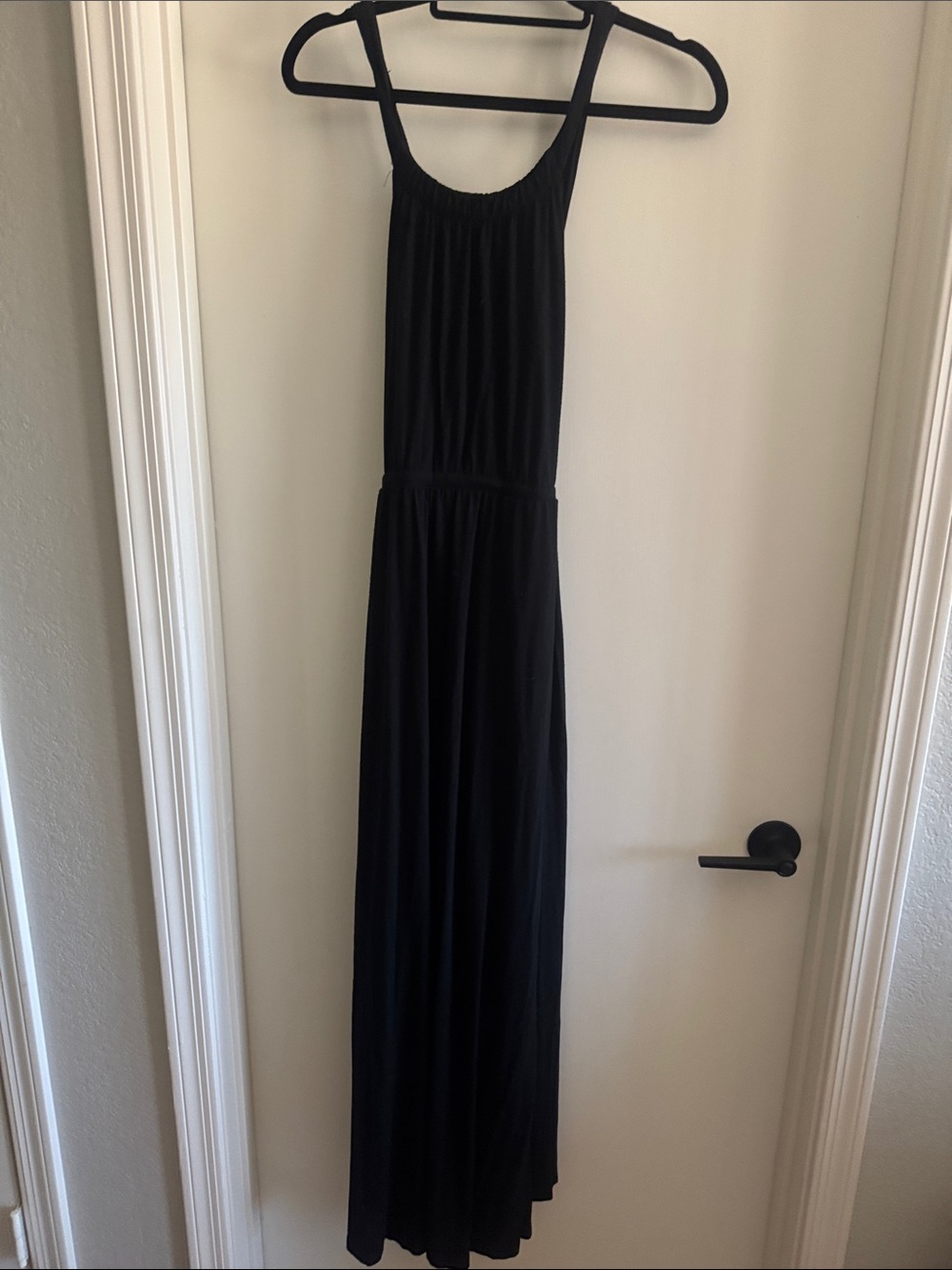 Soma Black Maxi Dress with Thin Straps